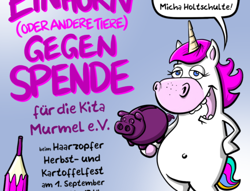 Einhorn gegen Spende